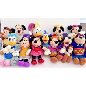 Disney Direct 12 Days of Christmas Mini Bean Bags  Plush COMPLETE Set 2004, RARE